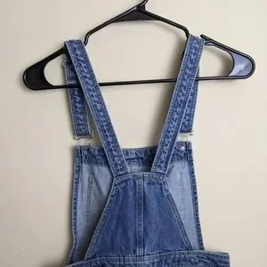 H&M | Dresses | Hm Denim Overall Dress Jumper | Poshmark
